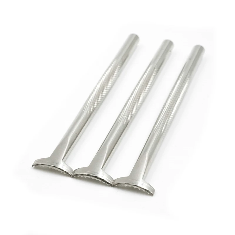 

DIY handmade leather products vegetable tanned leather stainless steel leather leather carving printing tools leaf rolling tools