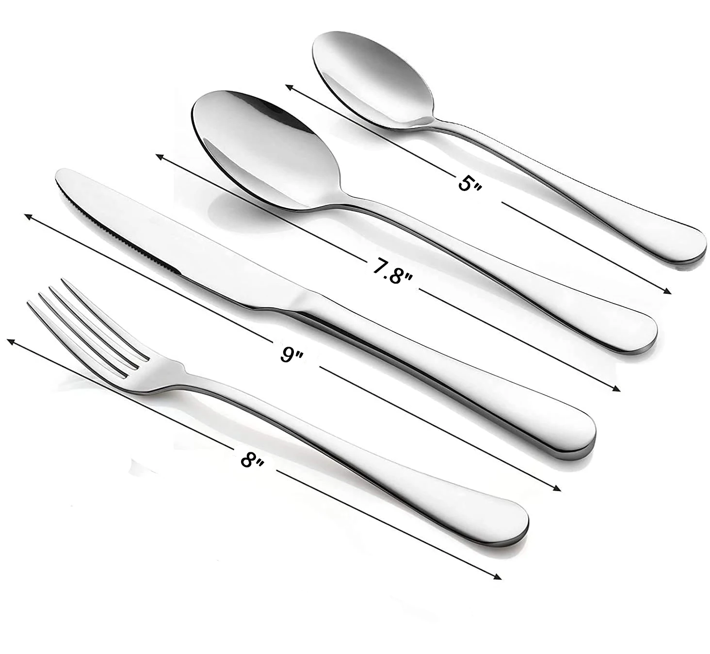 Набор столовых приборов из нержавеющей стали 24 предмета семейный набор посуды в