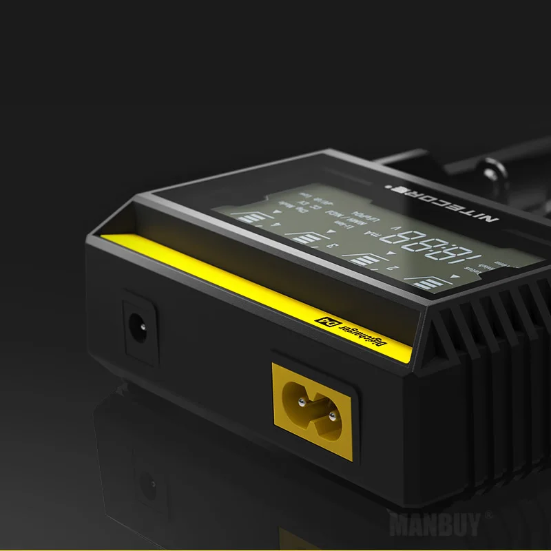Новинка 2021 зарядное устройство NITECORE D4 с ЖК дисплеем интеллектуальная схема