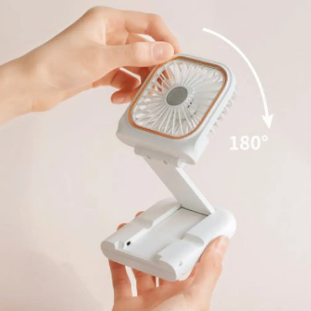 

Hanging Neck Fan Leafless Adjustable Speed Mini USB Rechargeable Wearable Portable Quiet Fan Folding Fans For Indoor Outdoor