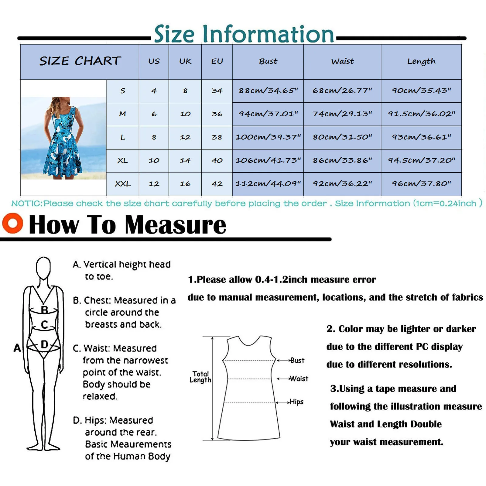 

SAGACE Ladies Summer Sleeveless U-neck A-line Short Casual Printed Loose Dress Summer Women's Casual Dresses