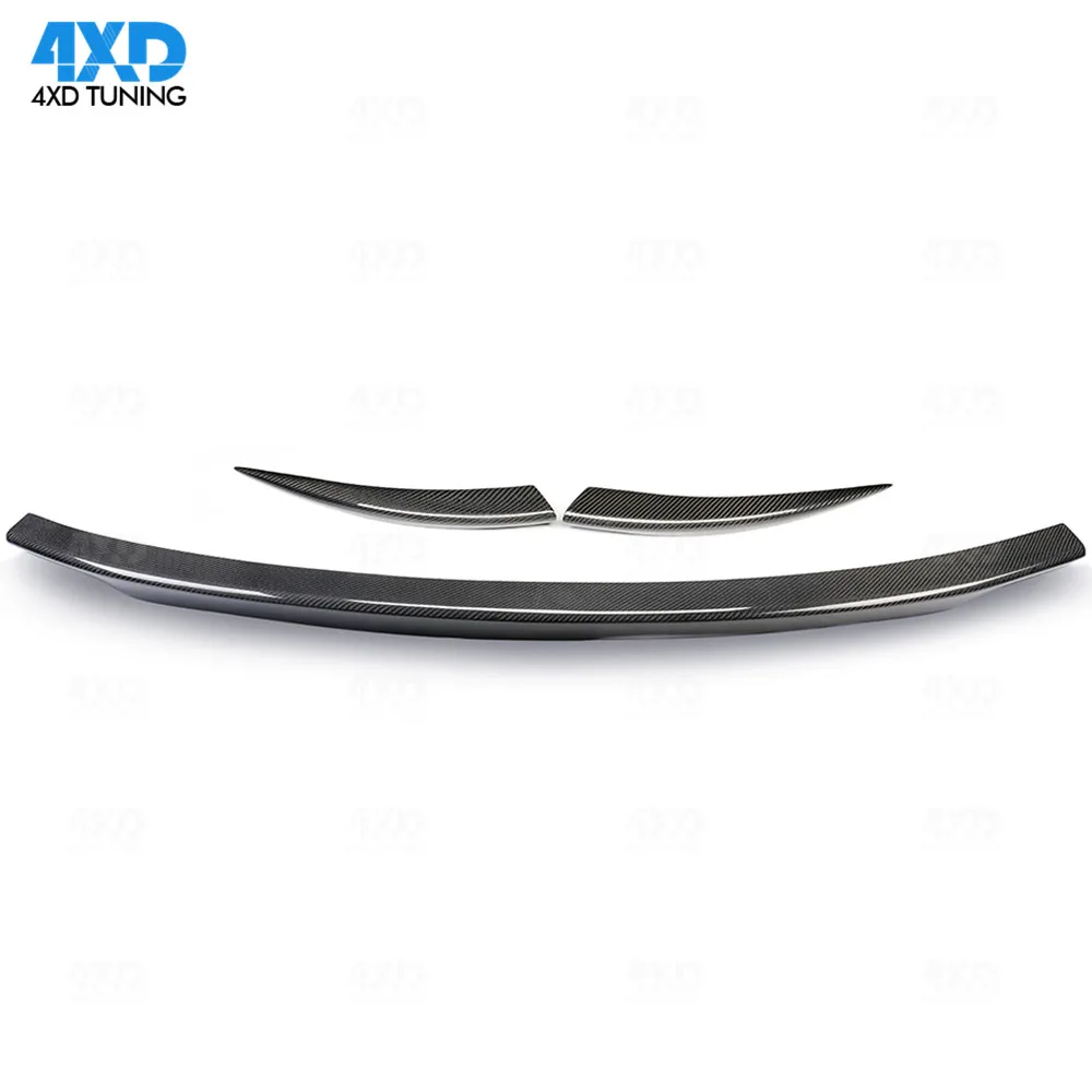 Карбоновый задний спойлер для Porsche Macan бампер багажник крыло 3 шт. 2014 2015 2016 2017 2018