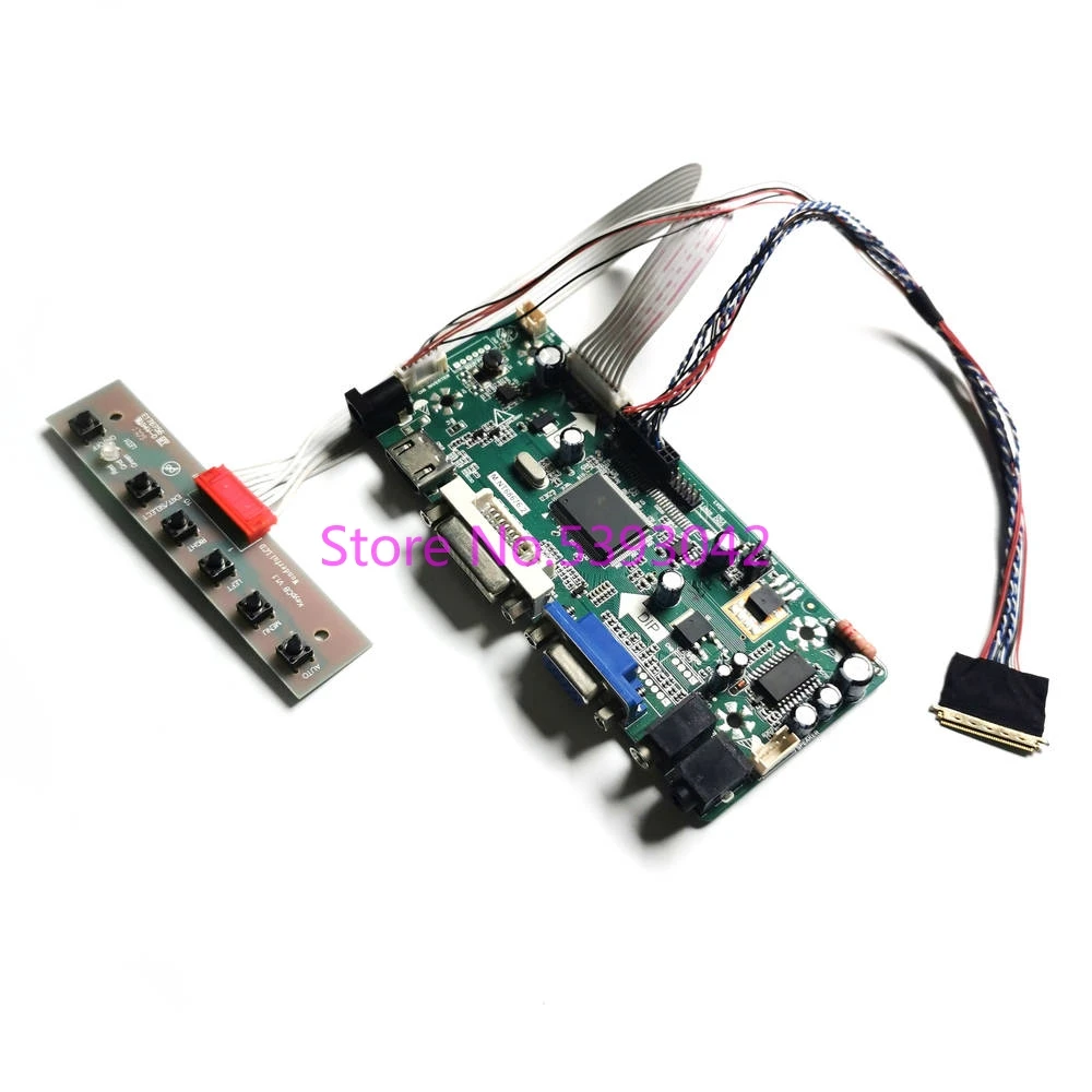 

Fit LTN173KT01-B04/B07/B09/A01/C01/C09 VGA DVI WLED 40Pin 1600*900 LVDS LCD Panel M.NT68676 Screen Controller Board DIY Kit