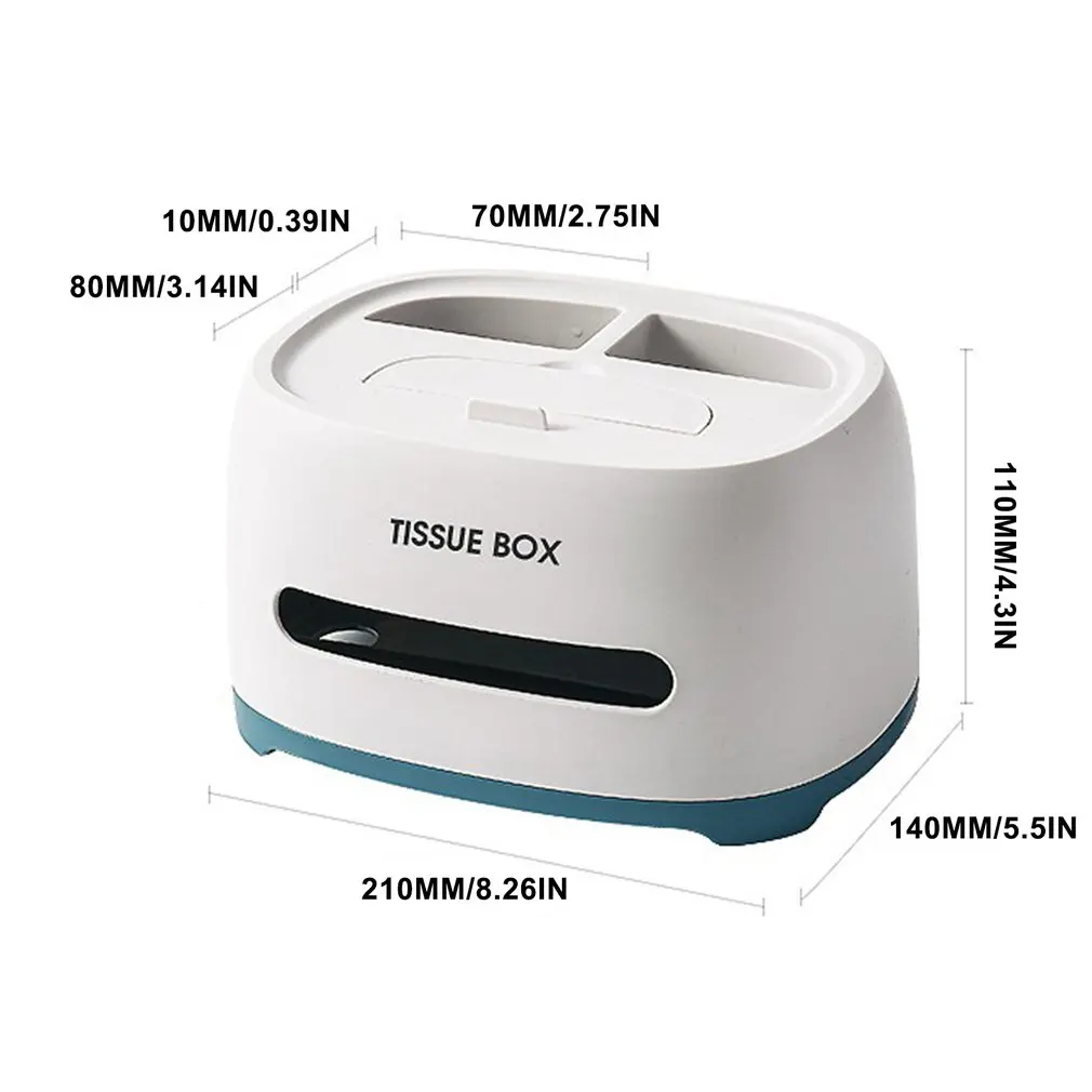 

Tissue box household living room creative lovely simple multi function remote control storage tissue box Mobile phone holder