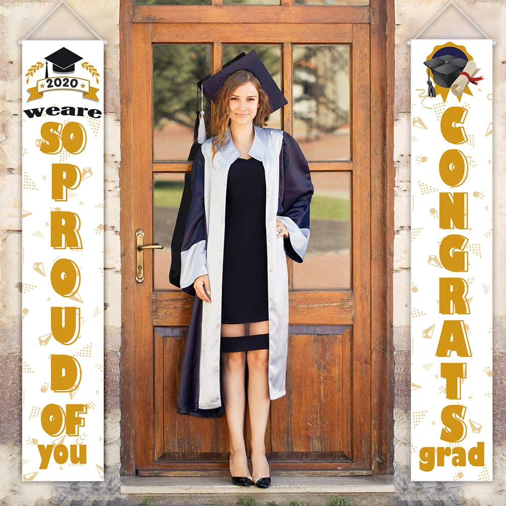 2020 украшение на выпускной дверной флаг подвесная дверная занавеска окончание