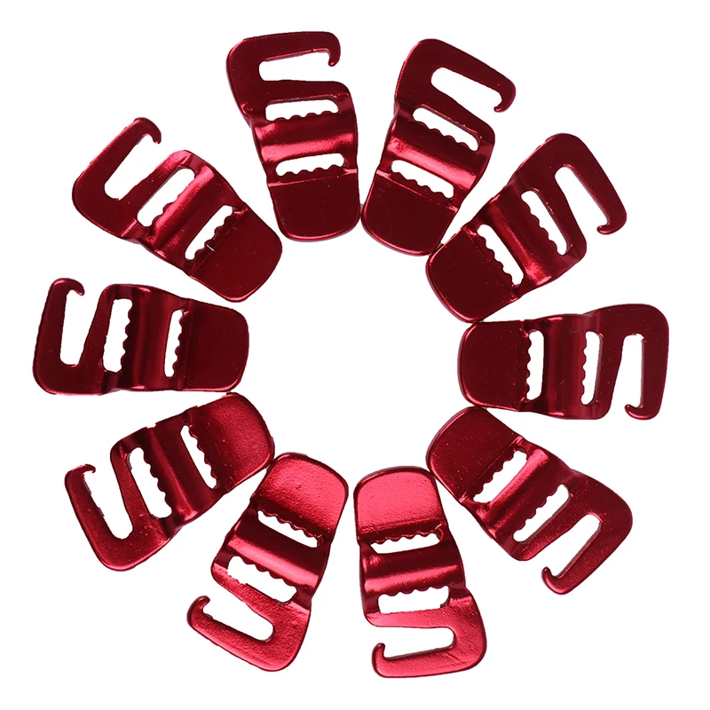 

10Pcs Portable Strong Aluminum Shoulder Bag Diy Fast Binding Buckle Luggage Packing Tightening Buckle Outdoor Tools
