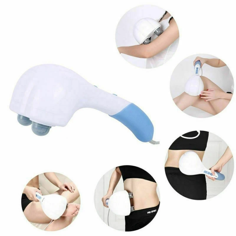 

Handheld Full Body Electric Massager Percussion Heat Machine Wand Back Relax
