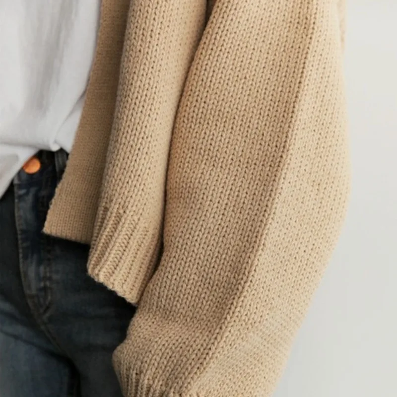 Casual Solid Autumn Winter Sweaters Female Oversize Women Cardigans Sweet Elegant Knitted Tops Outwear Clothes 2020 |