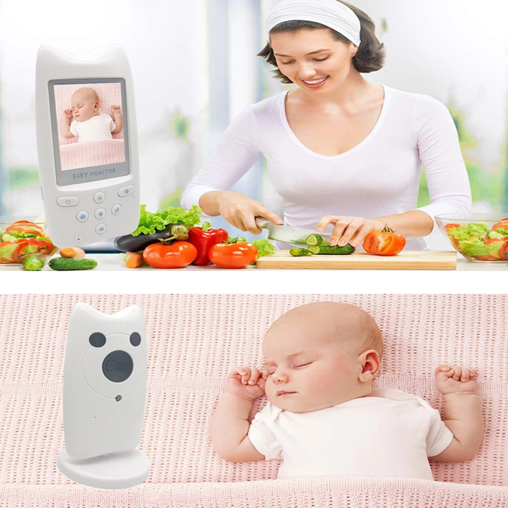 Цифровая беспроводная радионяня 2 4 ГГц двусторонняя система голосового контроля