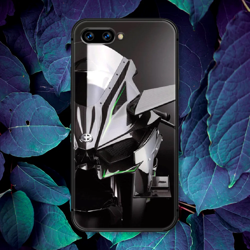 

K-Kawasaki Ninja Motorcycle Phone Case For Huawei Honor 6A 7A 7C 8 8A 8X 9 9X 10 10i 20 Lite Pro Play black Back Luxury Shell