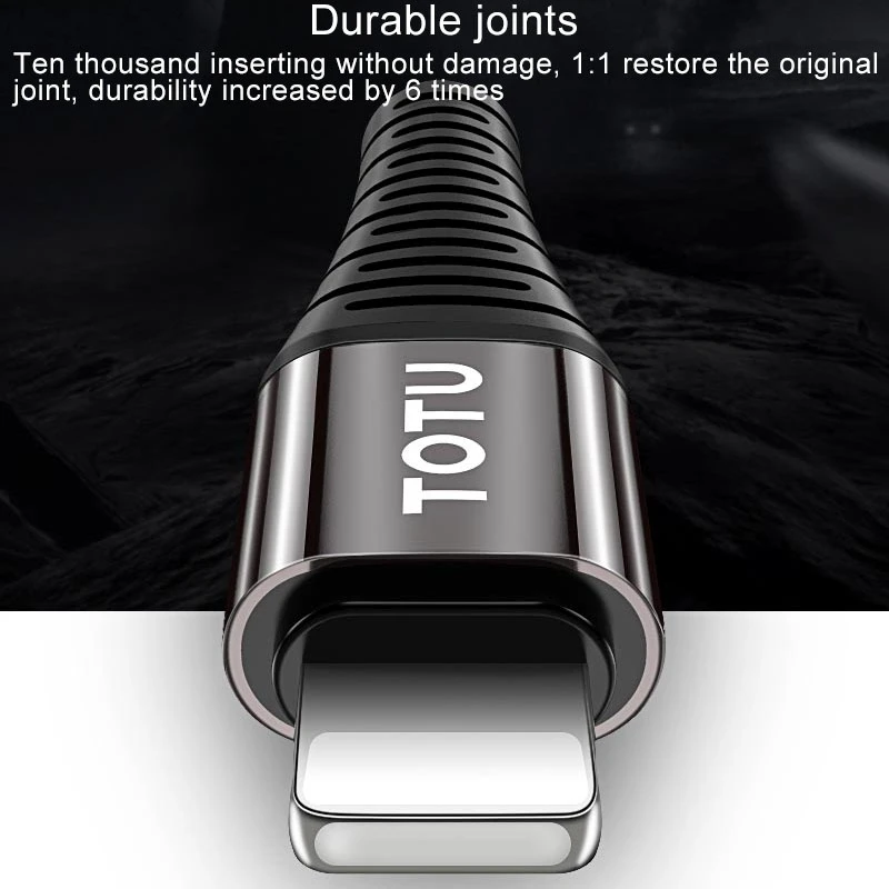 

TOTU accessories USB A + Type-C to 8pin Charging Cable for iPhone 11/11 Pro 11Pro Max 12Pro 12Pro Max 12Mini Phone Cables