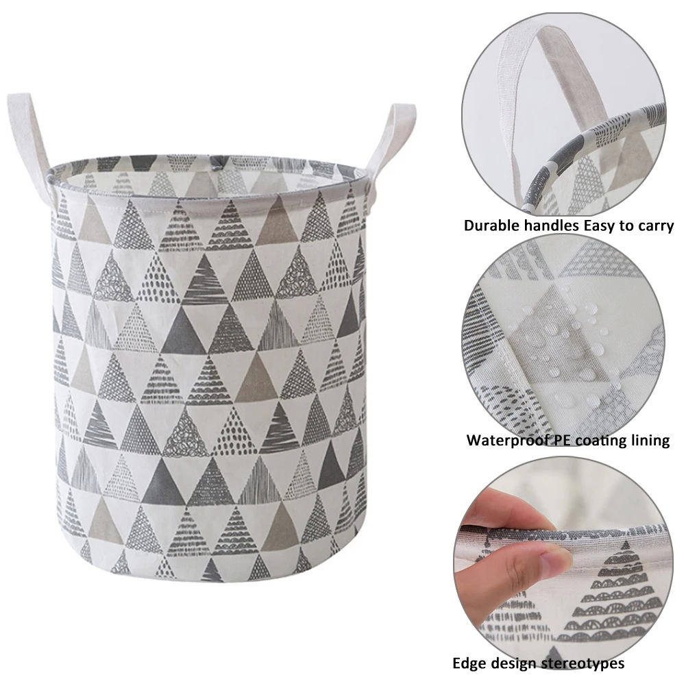 

Foldable Laundry Basket Large Capacity Laundry Hamper Dirty Clothes Storage Organizer Bucket Homehold Storage Bag