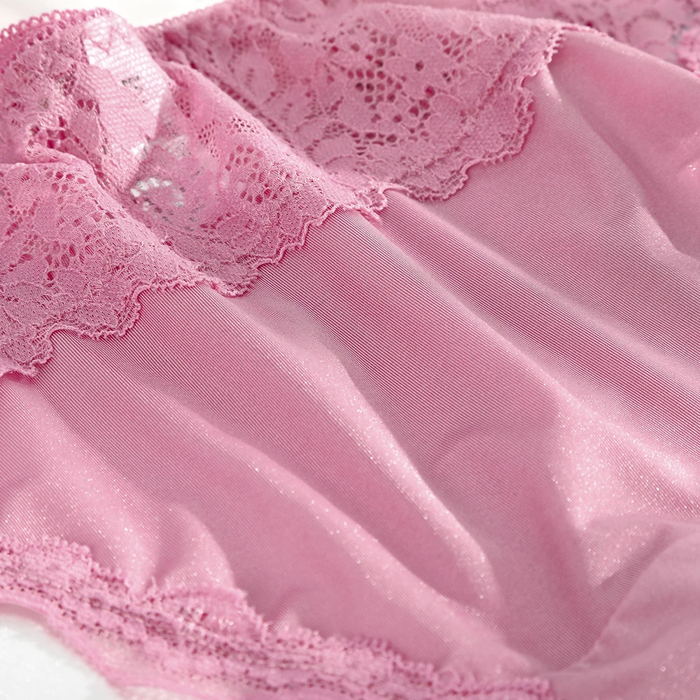 

LEVAO Women Sexy Lace Solid Temptation Low-Waist Panties Underpants Female Transparent Lingerie Hollow Out Briefs Underwear