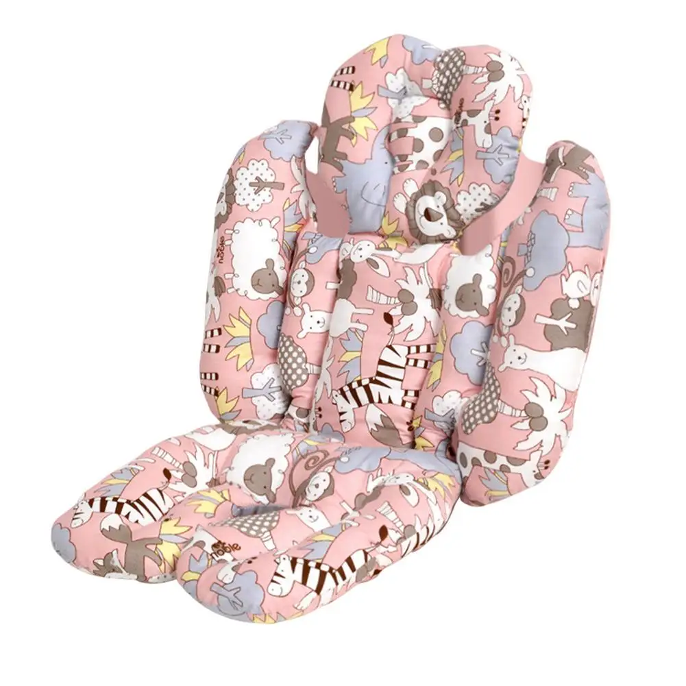 

Baby Stroller Seat Cushion Neck Support Soft Pad Cotton Korean Style Seat Cushion Thickened Universal Baby Carriage Cushion