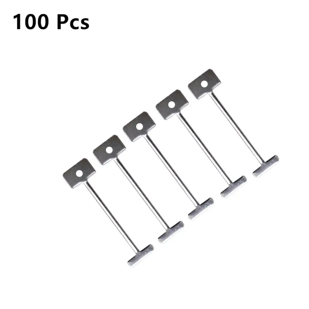 

Tile Leveling System for Tile Laying 100Pcs Replacement Steel Needles Flooring Wall Replaceable Pin Tiling Construction Tools