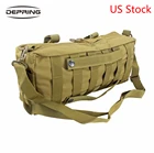 Тактическая Большая вместительная поясная Сумка Molle, многофункциональная сумка на плечо, Сумка для кемпинга, походов, охотничьих аксессуаров