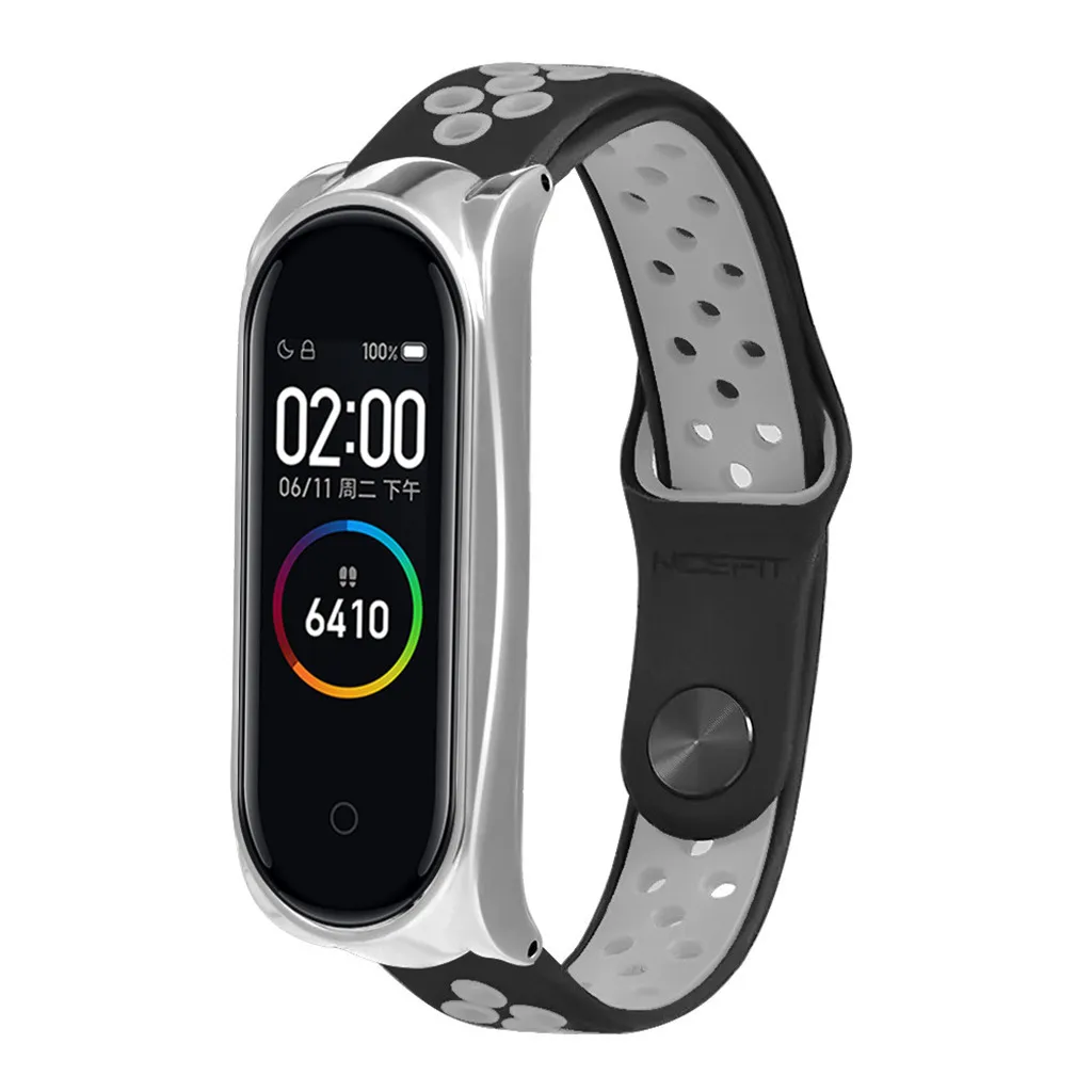 Beautyss Bracelet for Xiaomi Mi Band 4 Sport Strap watch Silicone For xiaomi mi band bracelet Miband | Электроника