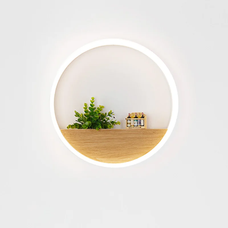 Modern LED Wall lights for bathroom aluminum hardware acrylic lampshade rings design Decoration indoor home lamp diameter 40CM|lighting bathroom|led
