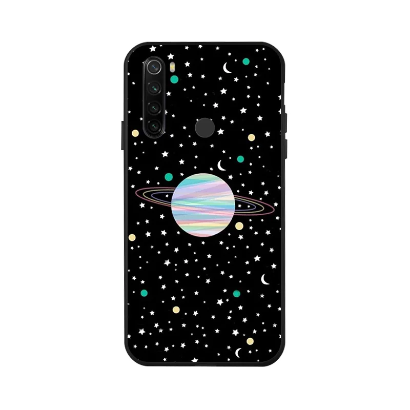 x043 Чехол для Redmi Note 8 T, 3D, сделай сам, Окрашенный черный, силиконовый, мягкий, ТПУ, матовый чехол для телефона, для Xiaomi Redmi Note 8 Pro 8 T, задняя крышка, чехол - Цвет: x043