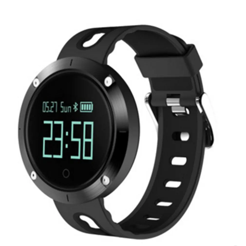 Смарт-часы DM58 с Bluetooth 4 0 пульсометром шагомером фитнес-трекером | Электроника