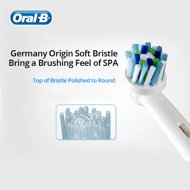 Зубная щетка Oral B сменная с крестообразной головкой для электрическая зубная