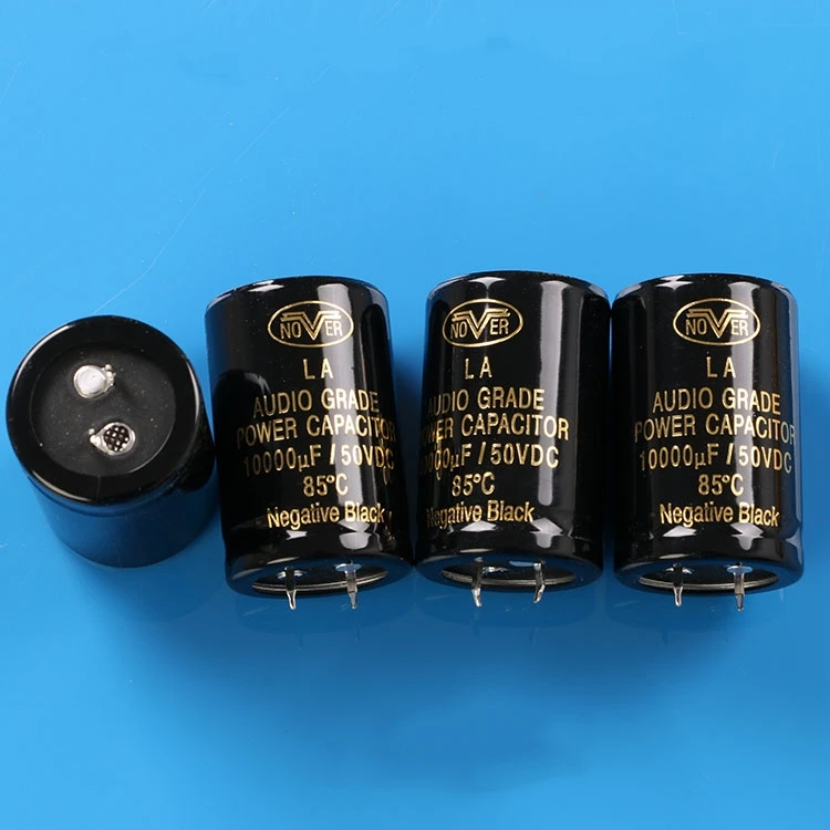 

2pcs Free shipping NOVER Gold Electrolytic Fever Capacitor 10000uF 50V /63V