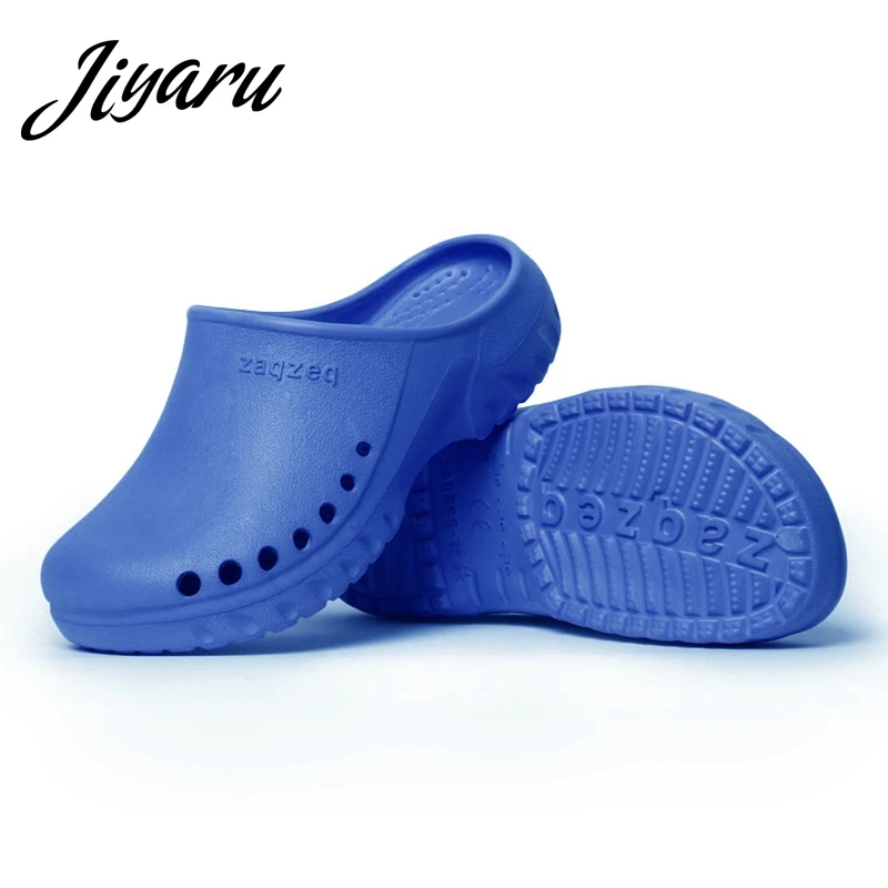 Одноцветные рабочие тапочки для мужчин Нескользящие повара Медицинские сестры