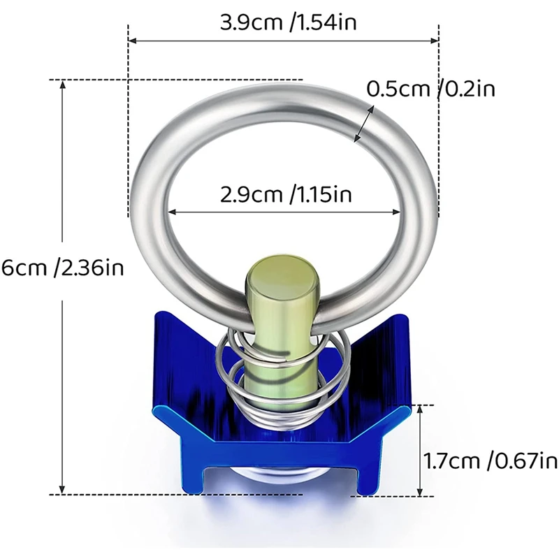 Акция! 6 шт. одинарный штуцер L-образный трек грузоподъемностью 4000 фунтов с