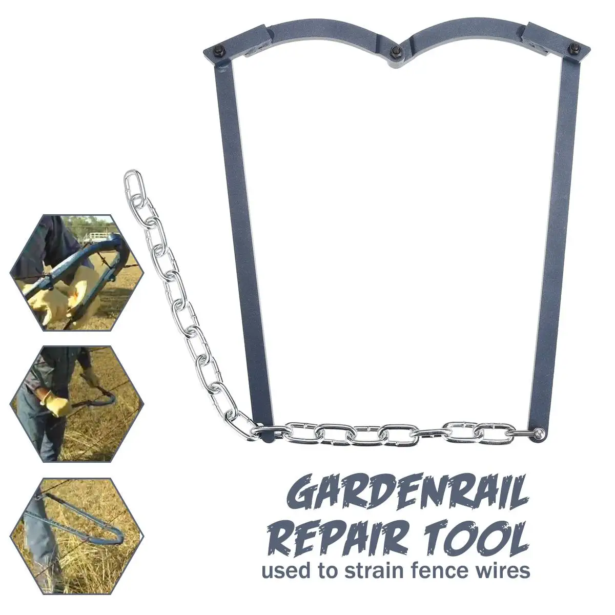 Инструмент для ремонта ограждения, портативный фиксатор из колючей проволоки, ручные инструменты для сада, дома и улицы