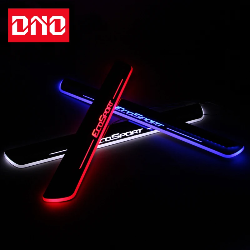 

DNO Trim Pedal LED Car Light Door Sill Scuff Plate Pathway Dynamic Streamer Welcome Lamp For Ford Ecosport 2013 - 2020