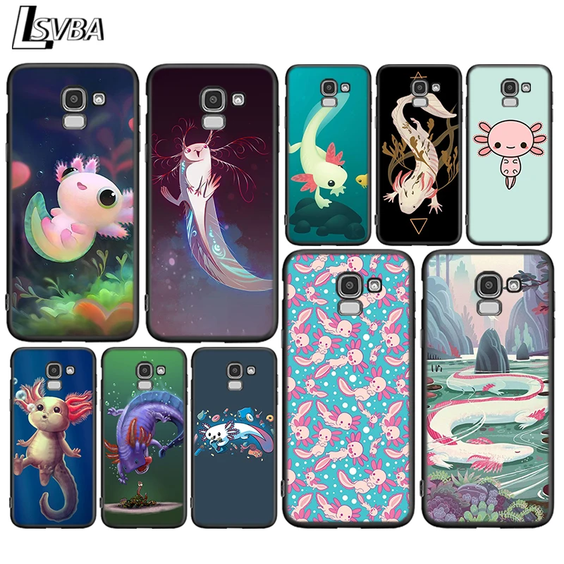 Симпатичные животные Axolotl для Samsung Galaxy J2 J3 J4 Core J5 J6 J7 J8 Prime duo Plus 2018 2017 2016 силиконовый