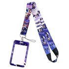 YL1067 Genshin ударопрочный игровой шнурок, автомобильный брелок, персонализированный офисный идентификационный карточный брелок, брелок для ключей, держатель значков, аксессуары