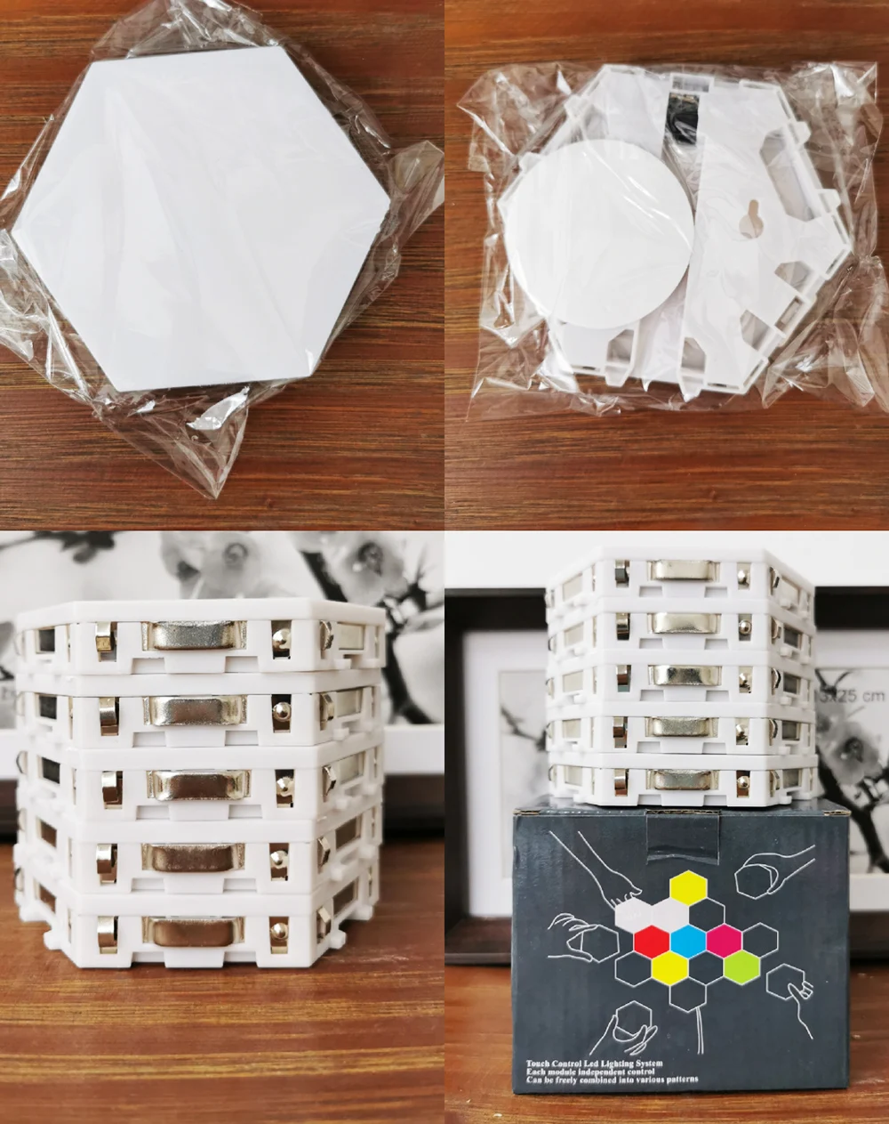 Современная Художественная светодиодная настенная лампа квантовая сенсорный