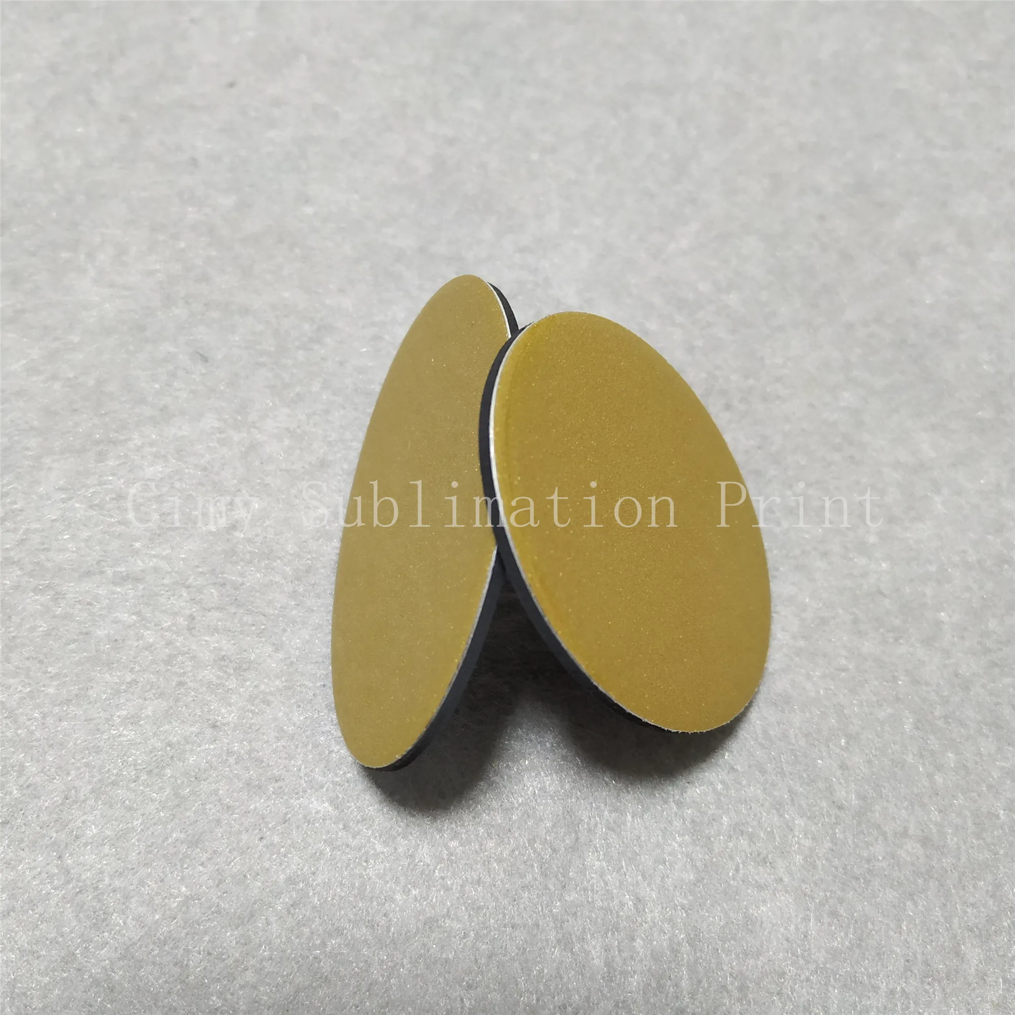 15 шт./лот пустые сублимационные овальные металлические пластины 4 5*6 см DIY магниты