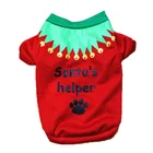 Рождественская Одежда для маленьких собак, кошек, милая Рождественская футболка для собак, зимняя одежда для щенков, одежда для кошек, одежда для чихуахуа, костюм для собак