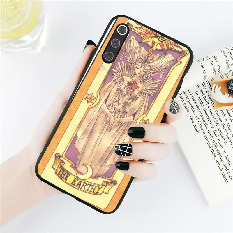 

Alpha sakura cardcaptor with voice Phone Case For Xiaomi Redmi note 7 8 9 t k30 max3 9 s 10 pro lite Luxury brand shell