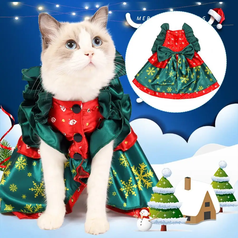 

Skin Friendly Pretty Cats Cloak Pet Apparel Soft Pet Costume Ruffle Sleeve for Kitty