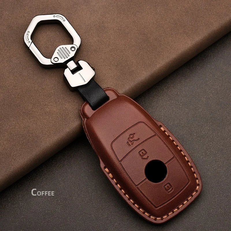 1 шт. натуральная кожа чехол ключа дистанционного управления автомобилем для