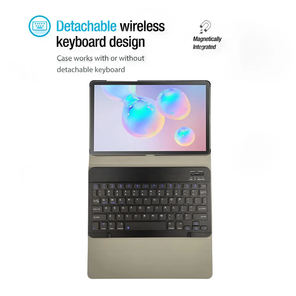 30 # Bluetooth клавиатура для Samsung Galaxy Tab S6 10 5 2019 SM T860/T865 с подсветкой чехол