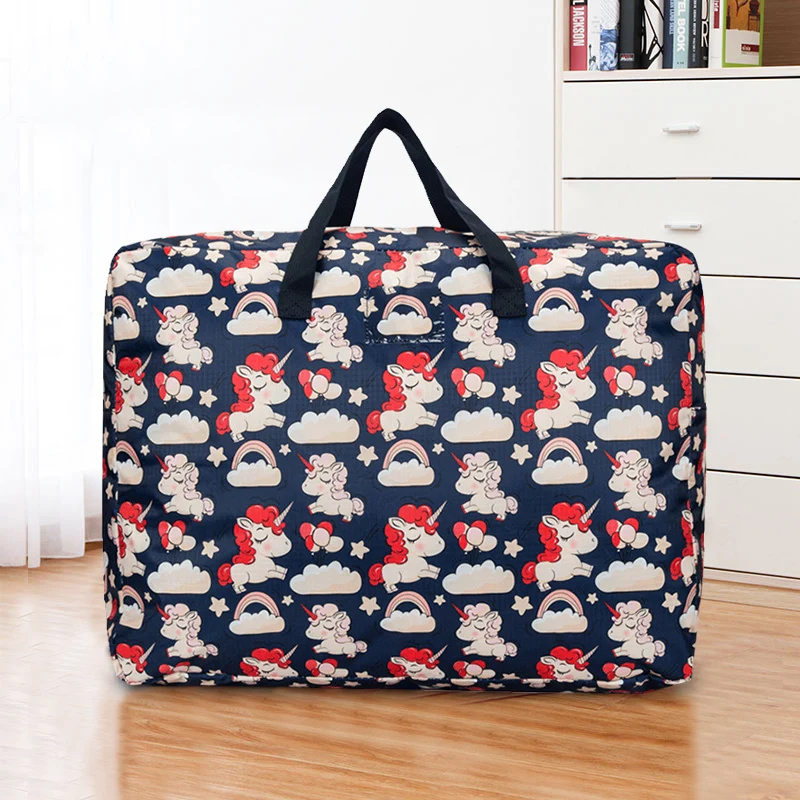 

Kindergarten Quilt Bag Clothes Storage Bag Organizer Clothes Hanging Pocket Organizer In kindergarten Children's Cartoon Pattern