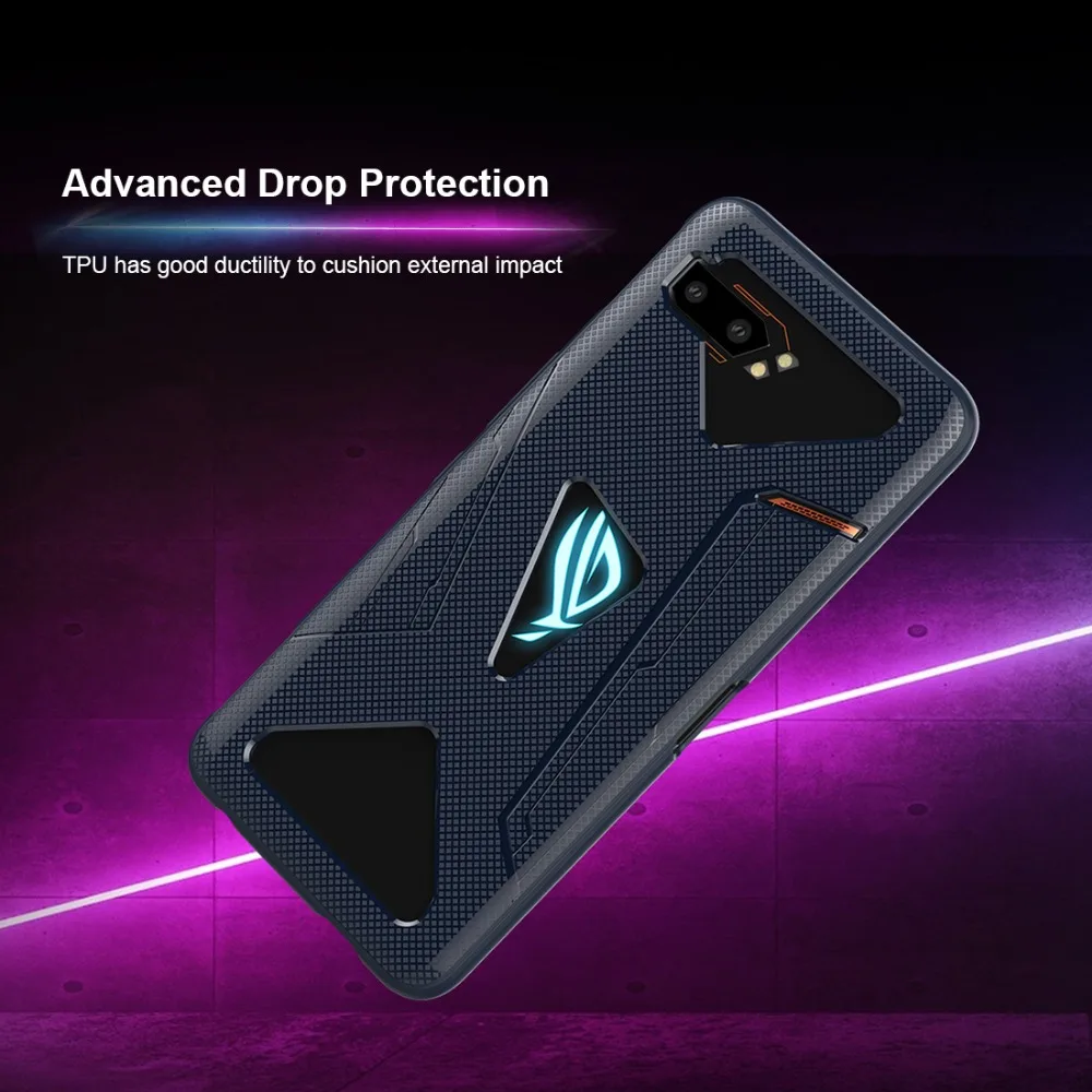 Для Asus ROG Phone II чехол матовый Мягкий силиконовый чехол для телефона Asus ROG Phone 2 Phone2 чехол