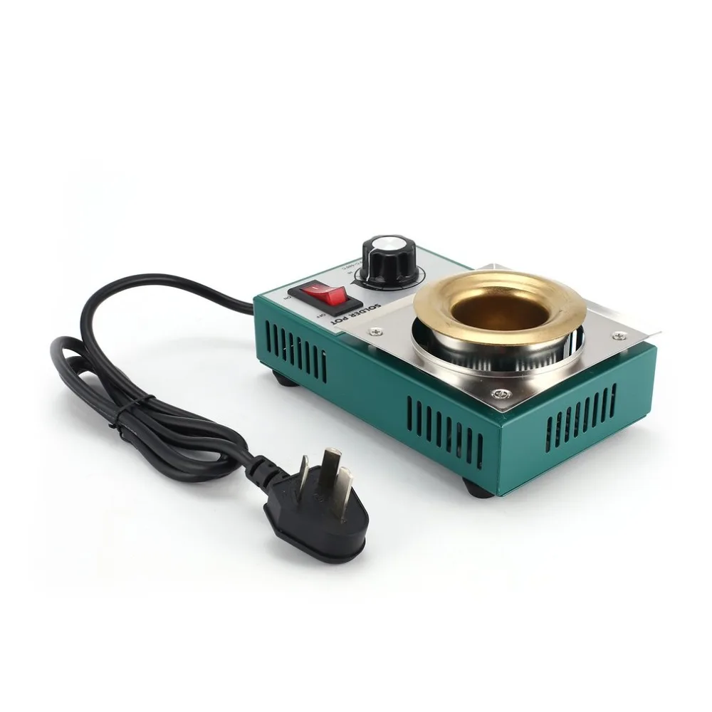 Proskit 150W Solder Pot Tin Melting Soldering Desoldering Bath Furnace 100-600 degree Fast Heating Adjustable Temp Welding Tool |