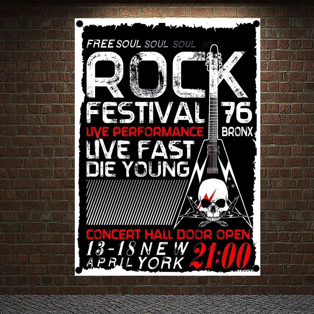 Известные постеры группы рок-арт флип-карта холст картина баннеры и флаги
