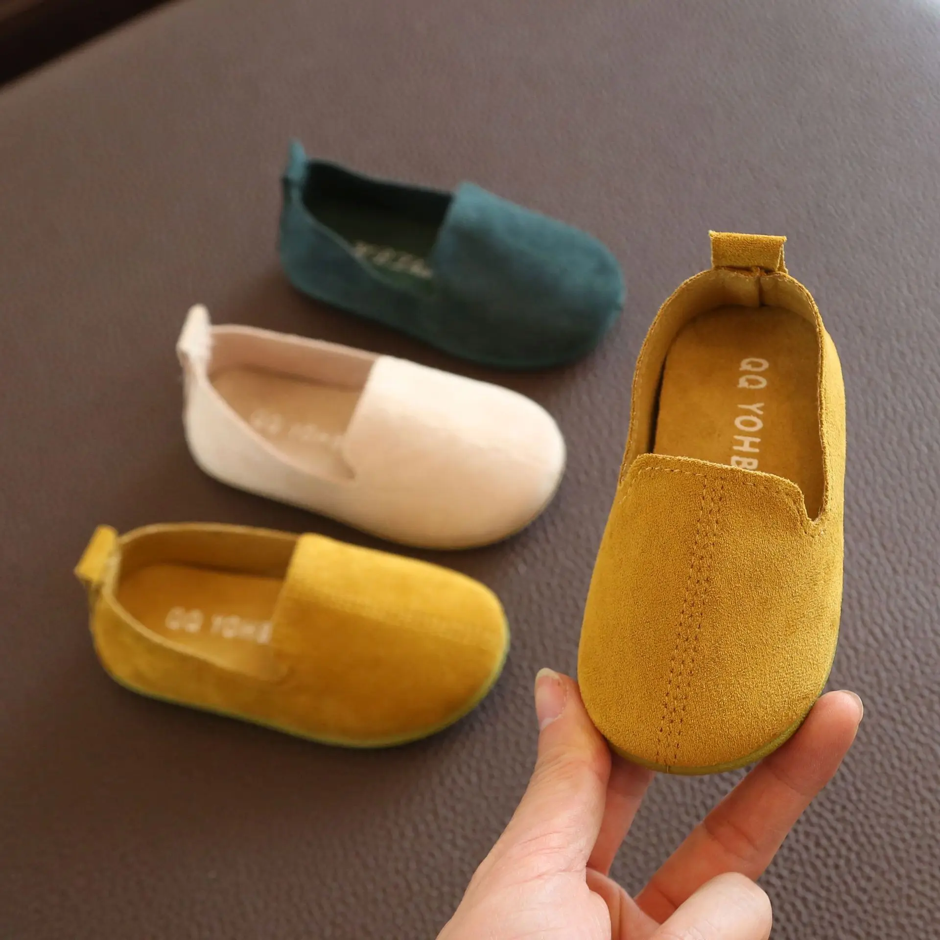 

Boy's Peas Shoes Baby Leather Shoes Spring and Autumn Soft Bottom Casual Toddler Shoes