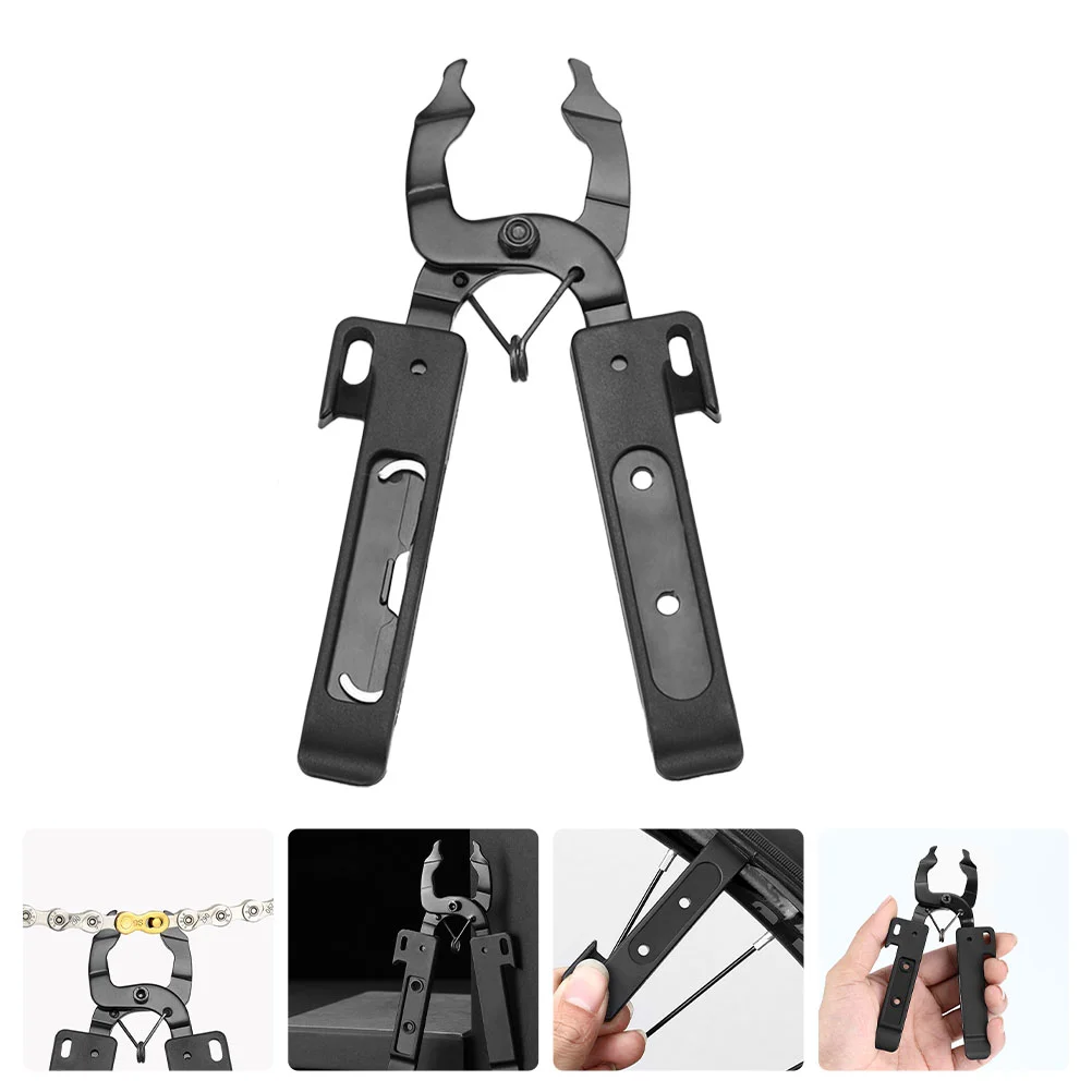 

1 шт. велосипедные легкие клейкие плоскогубцы из углеродистой стали для ремонта шин (черный)