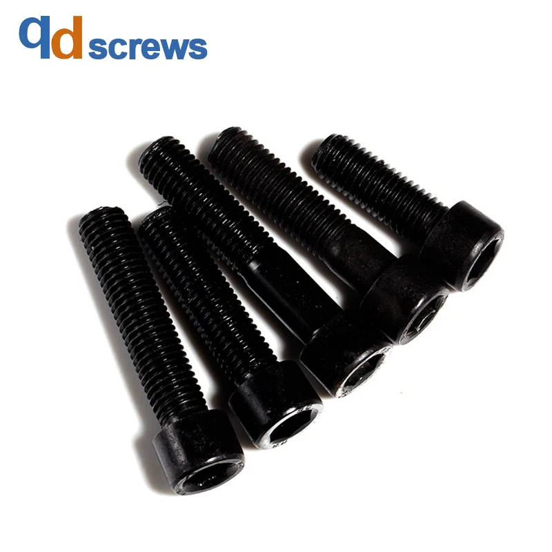 8 M3M4M5M6M8 черненая Hexagon socket cap screws Naked с внутренним шестигранником болт GB70 DIN912 ISO