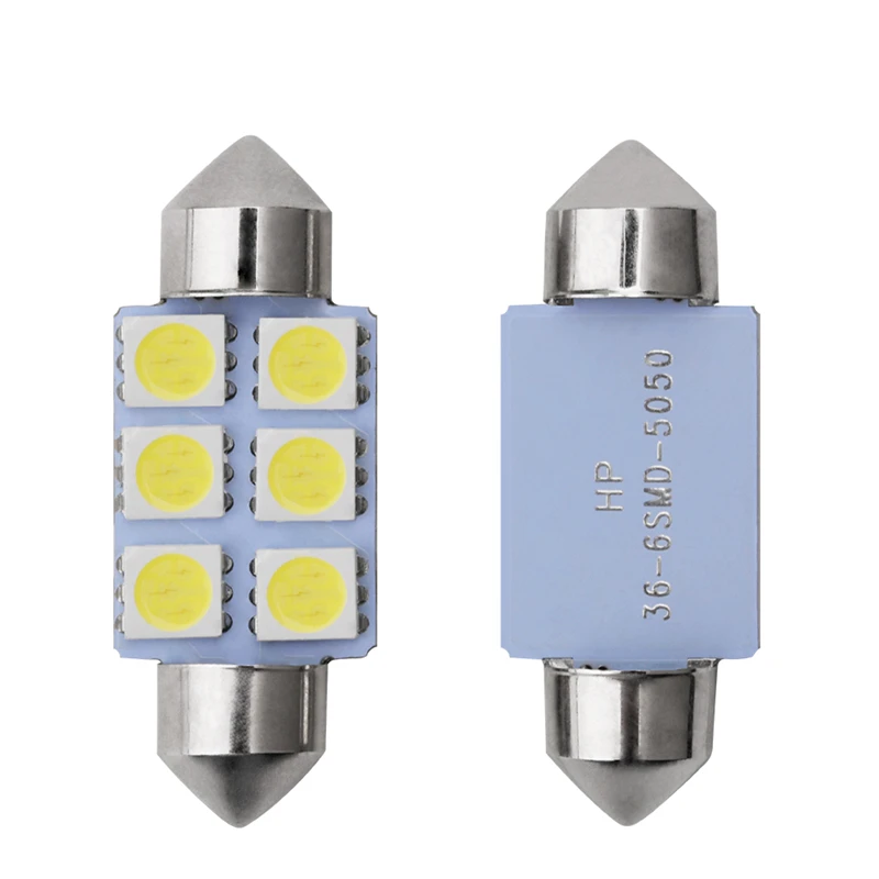10x C5W гирлянда 5050 6 SMD светодиодный светильник футболка с принтом &quotавтомобиль&quot