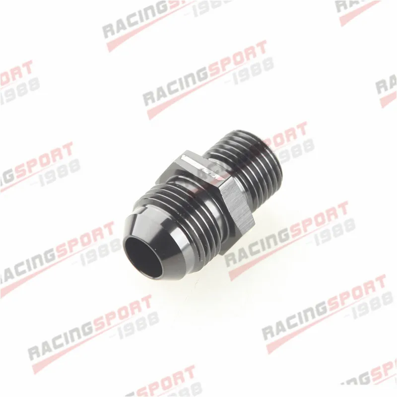 Male 8AN AN8 Flare к M16 x 1 5 (мм) метрический прямой фитинг черный/синий | Автомобили и