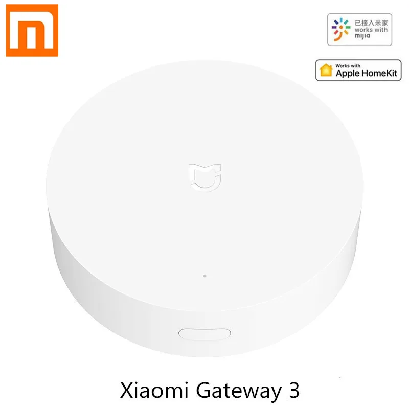 

Шлюз Xiaomi ZigBee для умного дома с несколькими режимами, Wi-Fi, Bluetooth, сетчатый хаб, работает с приложениями Mijia, Apple Homekit