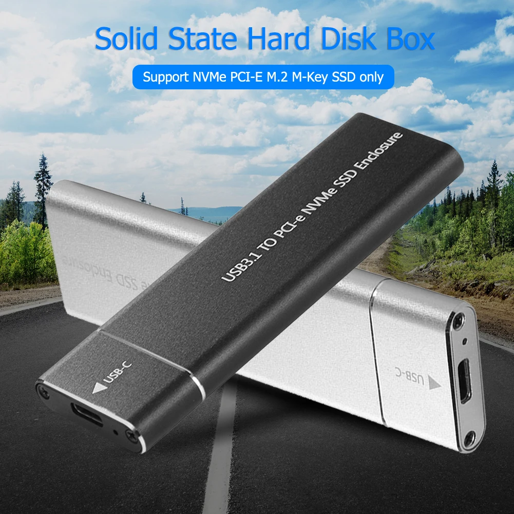USB 3 1 Type C M.2 NVMe SSD корпус 10 Гбит/с M Key PCI E Чехол для мобильного телефона|Жёсткие диски